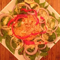 Grilled salmon in curried mayonnaise|Anna Louiseさん