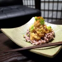 Snapdishの料理写真:鶏肉のみぞれ煮丼。@くららさん