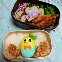 Snapdishの料理写真:ふなっしーのキャラ弁なっしー♪