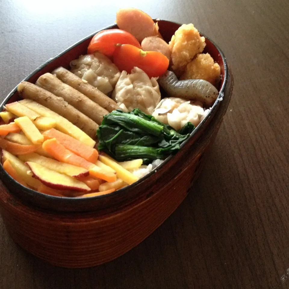 Snapdishの料理写真:【ぎゅ】詰め込み弁当|knifo.oさん