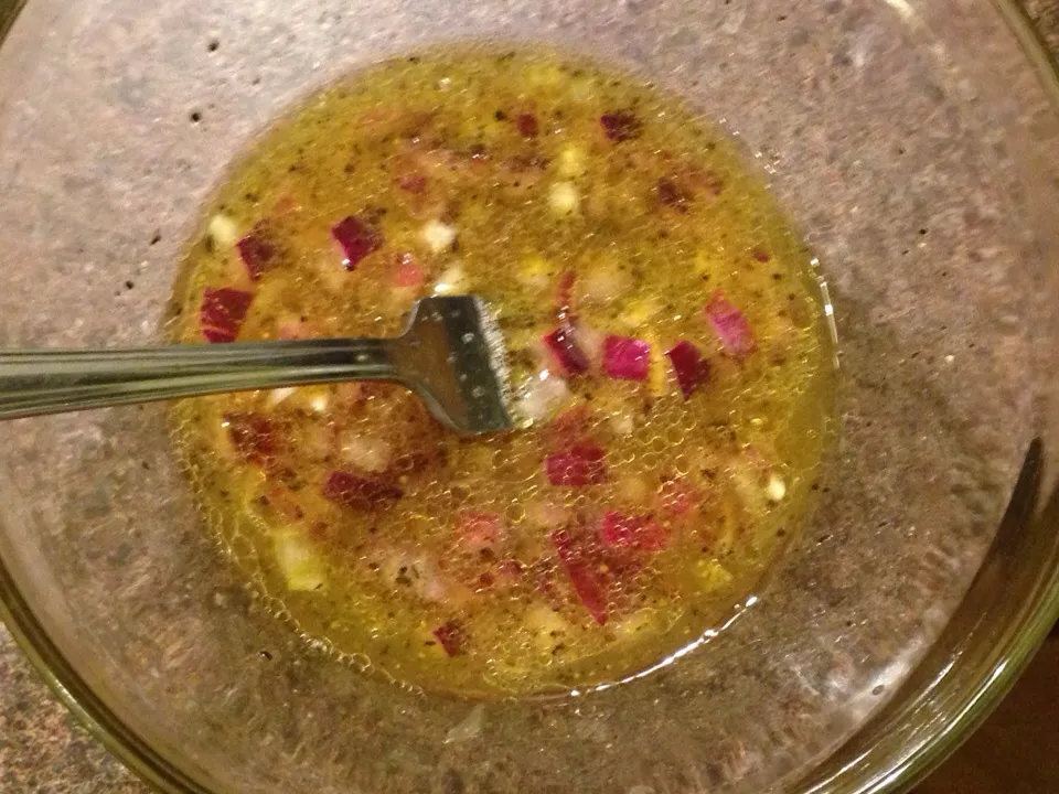 Snapdishの料理写真:Harsh lemon ground pepper marinade|fraseremburyさん