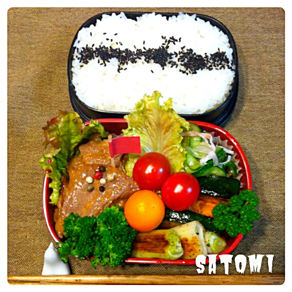 Snapdishの料理写真:パパ弁当|さとみ (satomi_foodart)さん