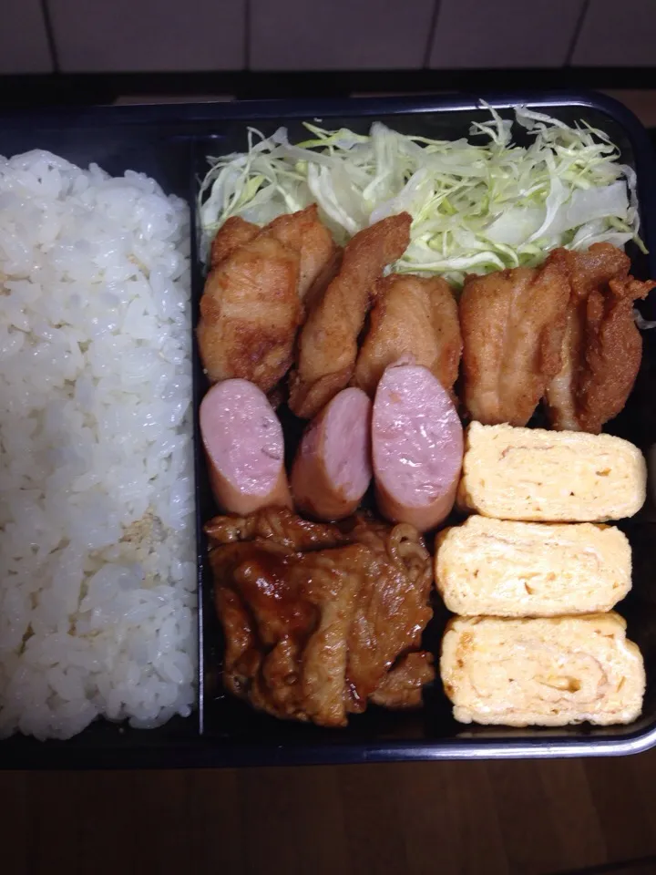 中1男子弁当(^^)|こうじさん