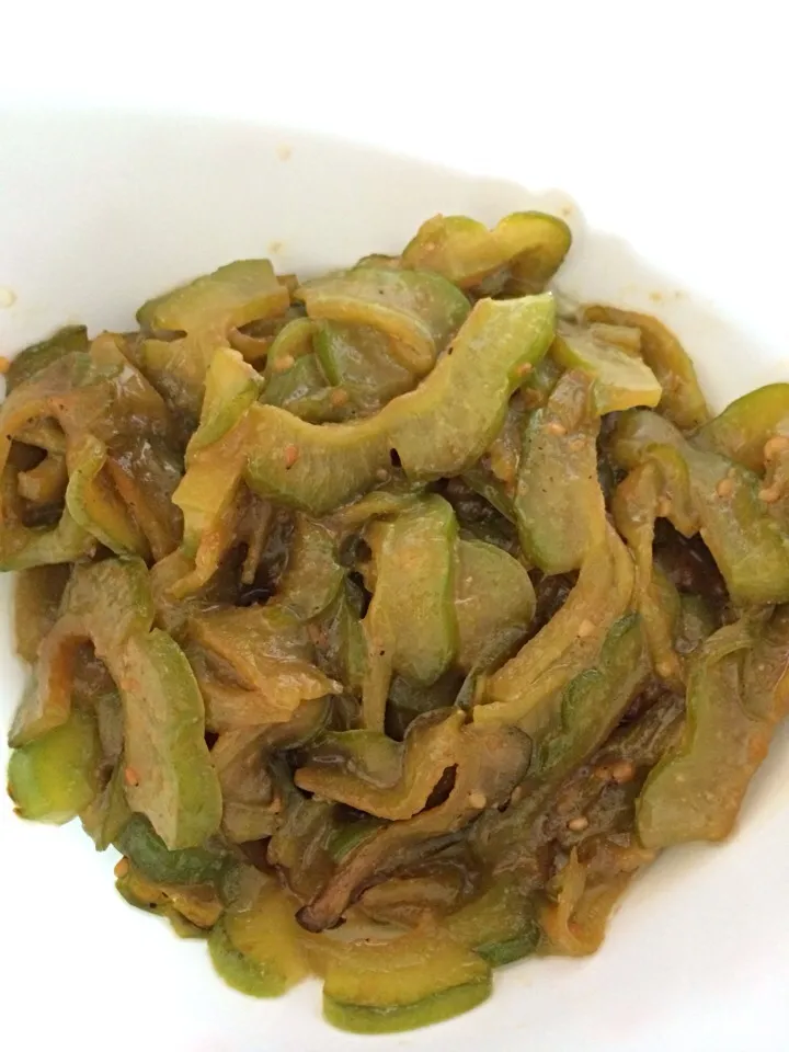 Bitter gourd in goma miso|Ong Sor Fernさん