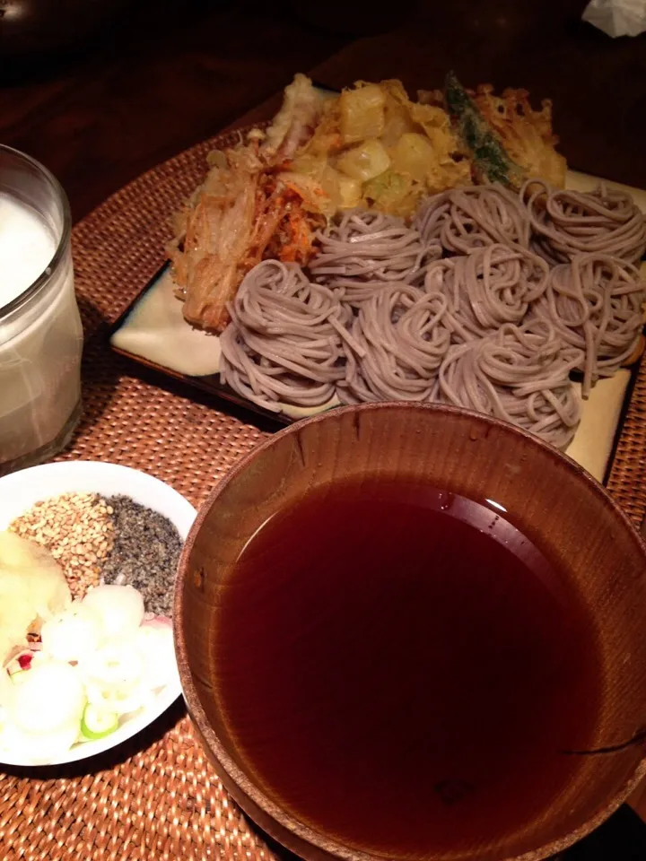 天ぷら蕎麦定食〜😋|KAZUTOさん