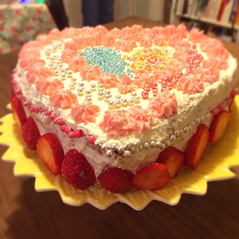 Heart shaped cake|Junya Tanakaさん