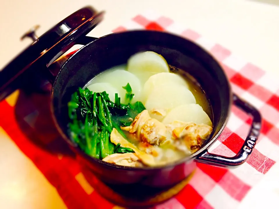 シンプルに美味しい鶏白湯鍋|あじさい食堂 aibonさん