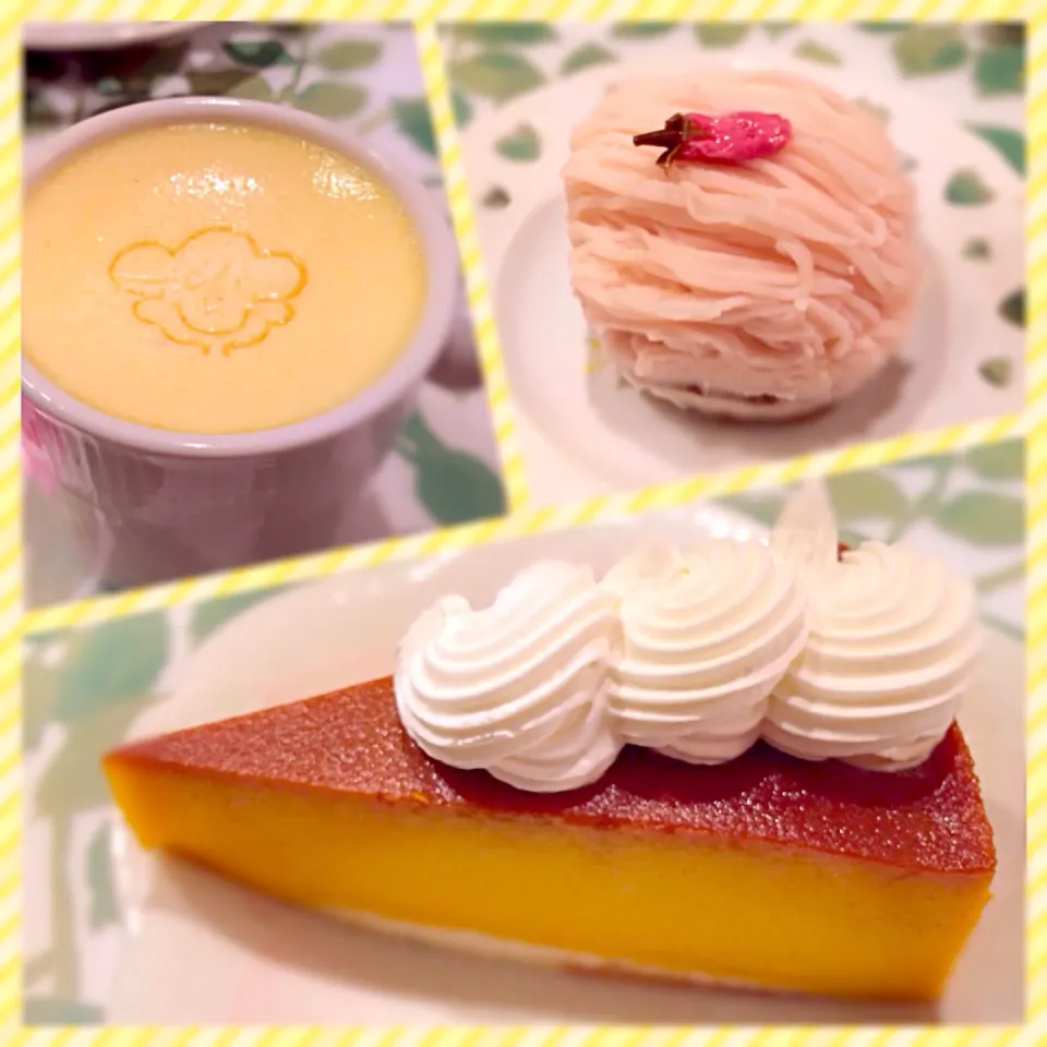 Snapdishの料理写真:食後にpetitのケーキ達♥️|Misakiさん