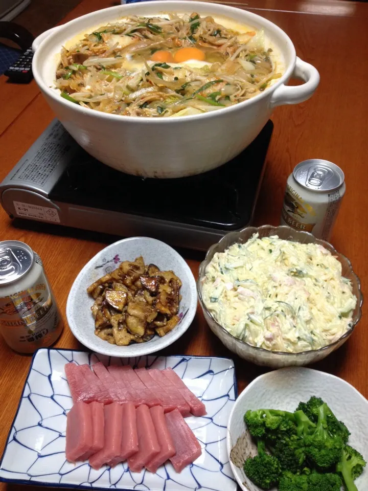 Snapdishの料理写真:2014.3.8 実家ごはん🍻🍻🍻|ゆみずさん