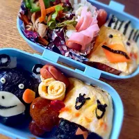 Snapdishの料理写真:ゆるキャラ弁当|めぐさん