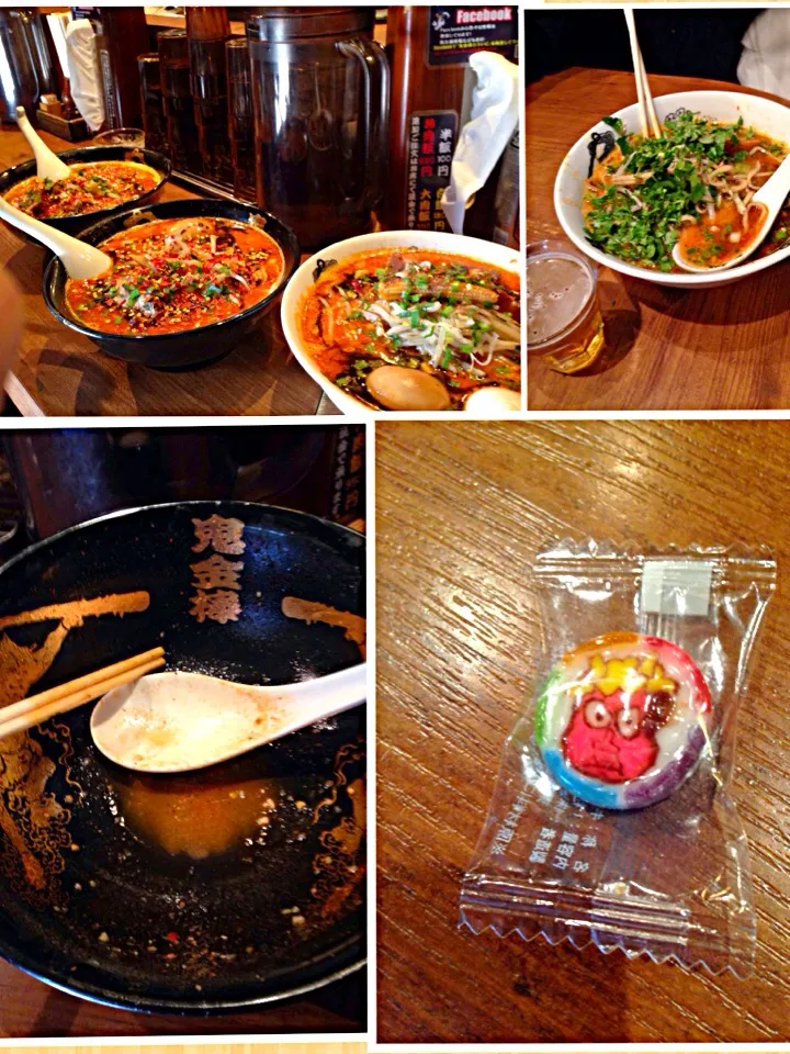 Snapdishの料理写真:第4回激辛部ミーティング。ゲストはトミーサクさん！@カラシビ味噌ラーメン鬼金棒|中華蕎麦 銀時さん