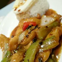 sliced fish with bitter gourd rice|Jeffreyさん