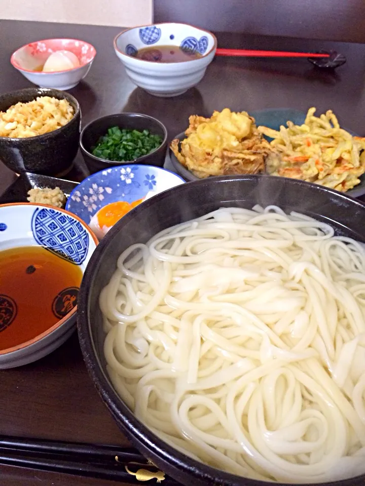 おうちde釜揚げうどん( ´ ▽ ` )ﾉ|ままぞうさん