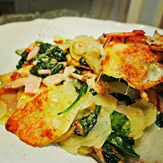 Potato, Spinach, Ham and Cheese|tayukoさん