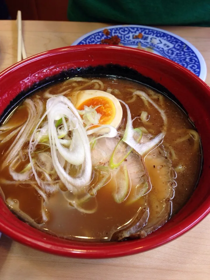 Snapdishの料理写真:魚介とんこつラーメン|ryu147さん