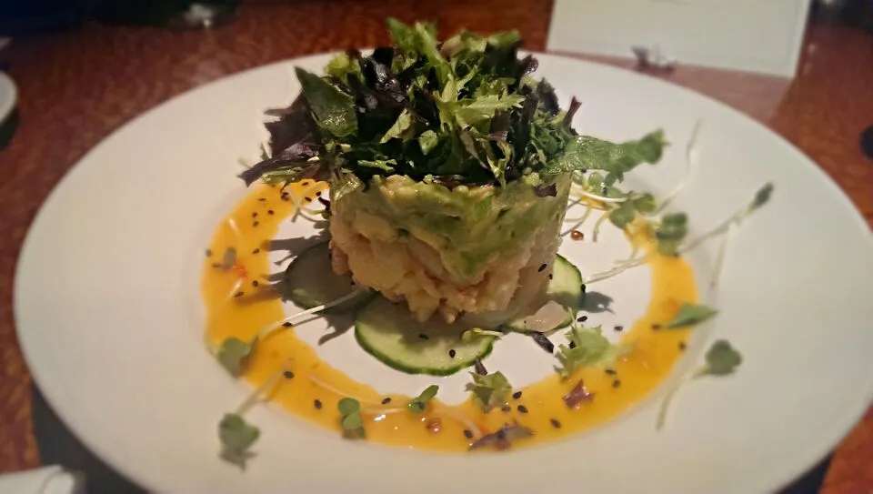 Lobster, avocado salad w/Orange sauce!|Chef Monica Bombergerさん