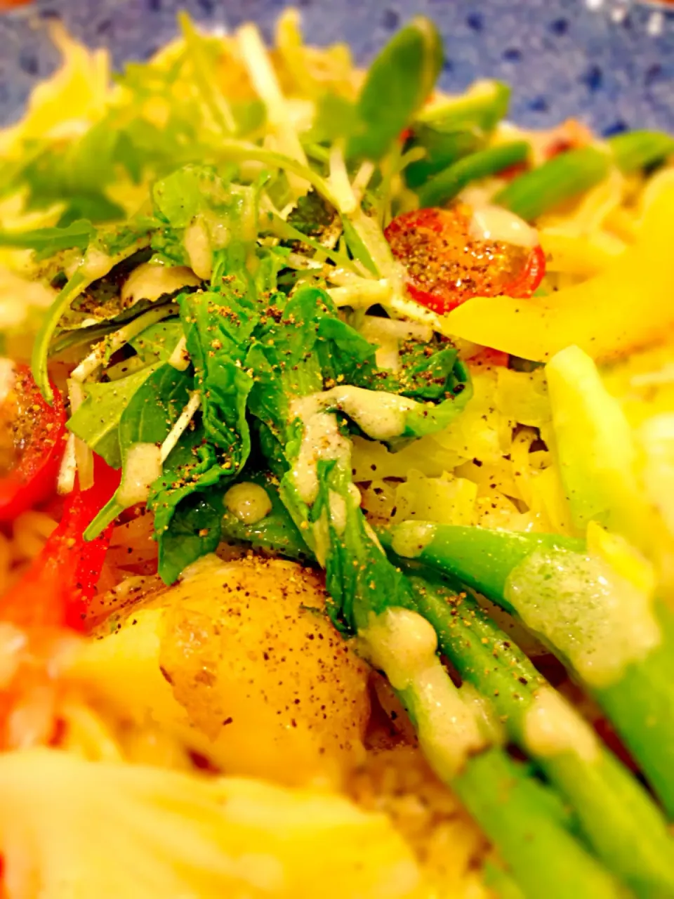 Healthy pasta using heaps of fresh veggies :) 春野菜たっぷりパスタ🍝|Tanuさん