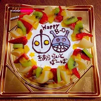 Snapdishの料理写真:誕生日ケーキ|hiroさん