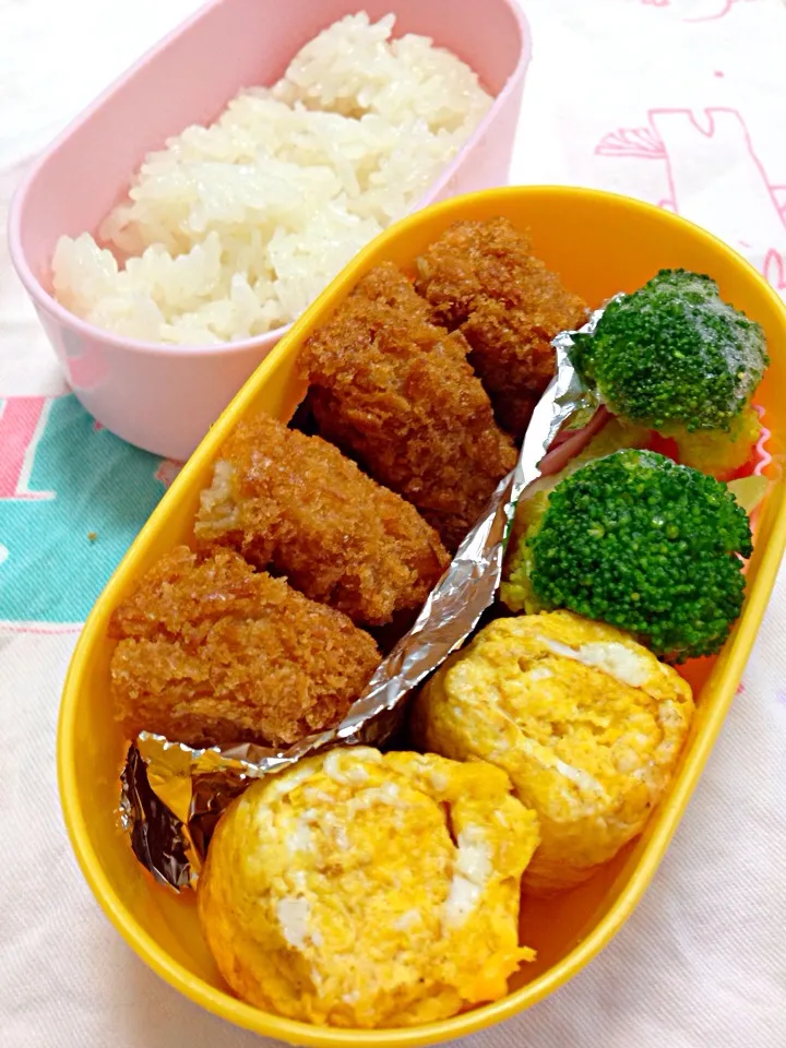 Snapdishの料理写真:コロッケ弁当(｡-∀-｡)|ほなさん