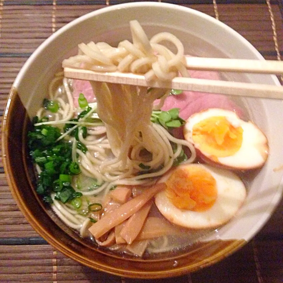 鶏桜そばの麺|黒澤 真生さん