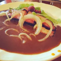 Snapdishの料理写真:厚切りベーコンカレー|demiさん