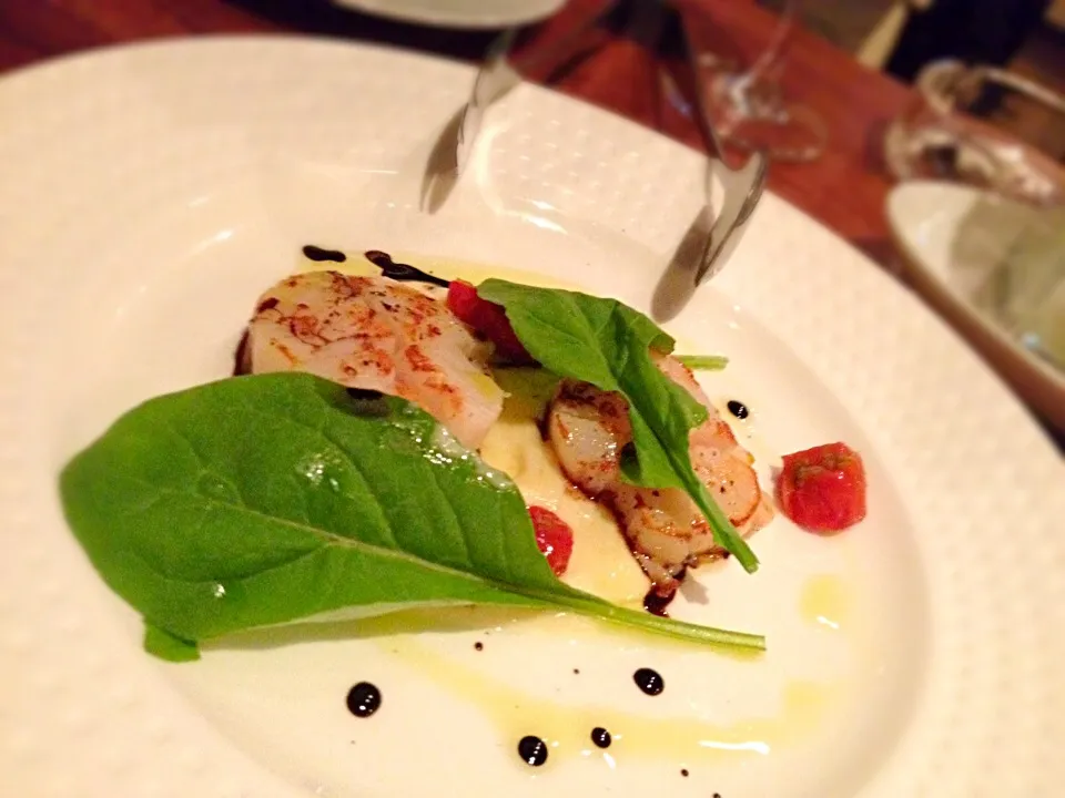 帆立のポワレ|きむらゆりかさん