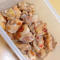 Snapdishの料理写真:鶏肉のチリソースかけ|ひとみさん