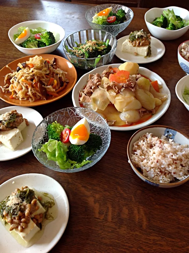 肉じゃがのお昼ご飯|平林明美さん