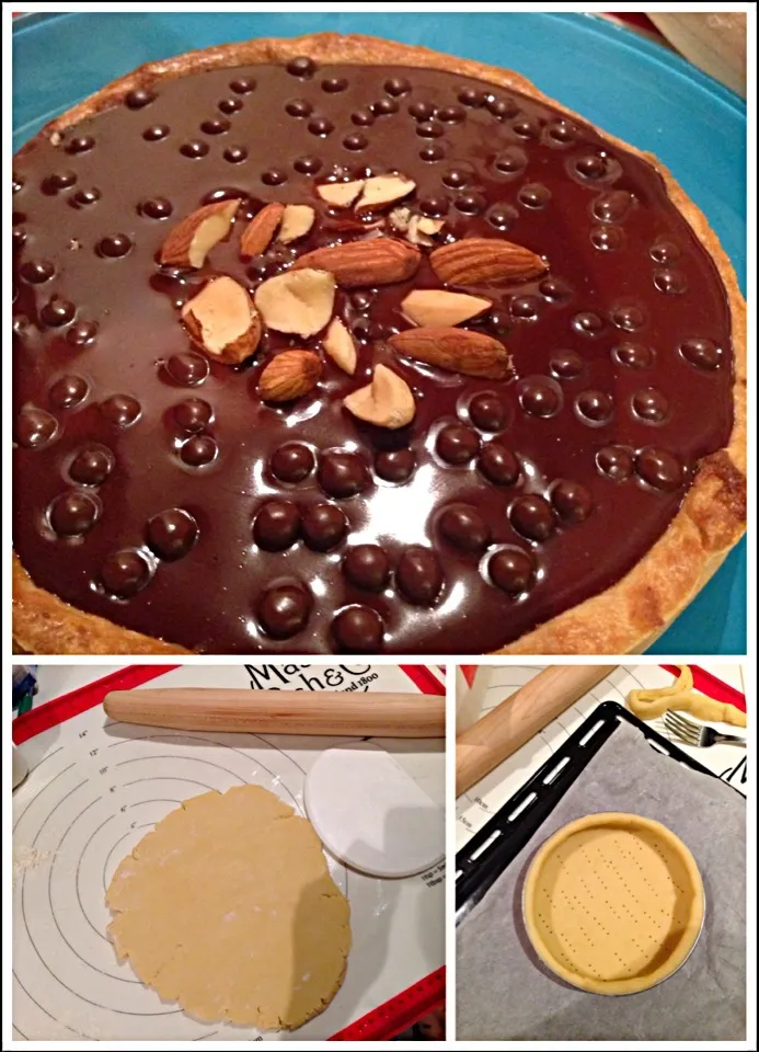 Hazelnut cream valrhona ganache tart|Lauraさん