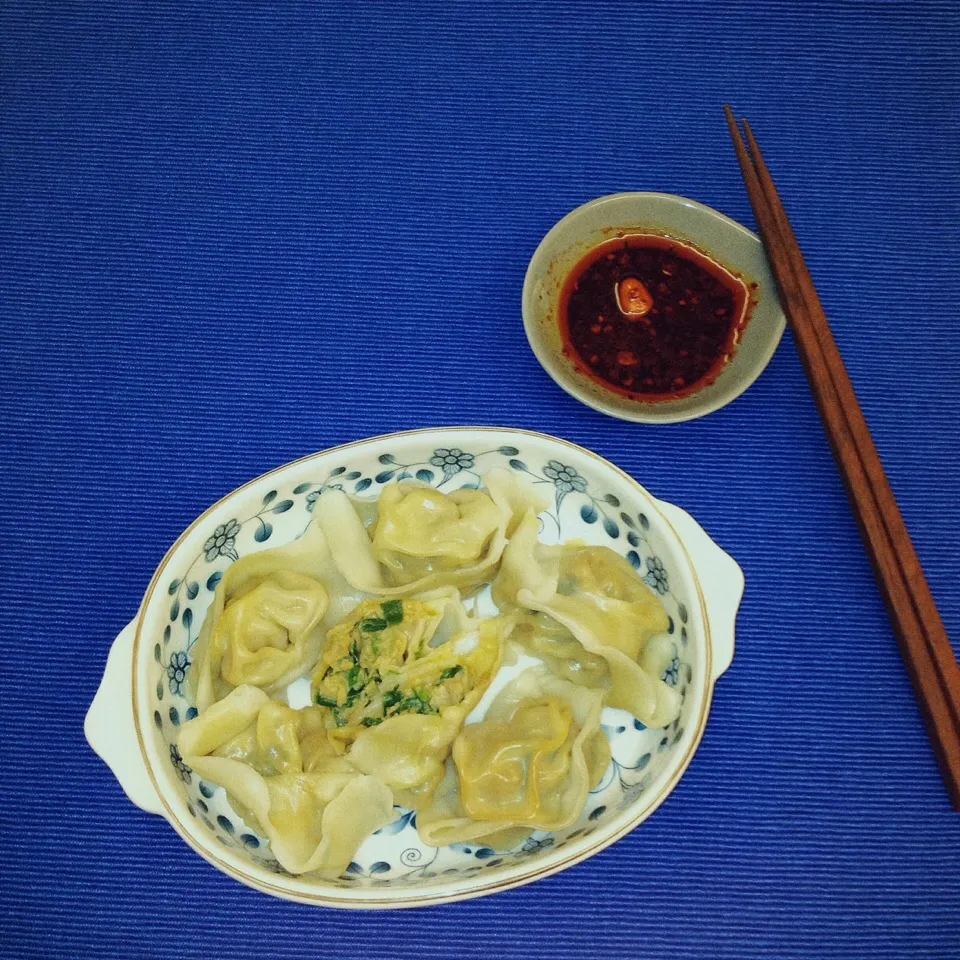 韭菜冷馄饨|味食菌さん