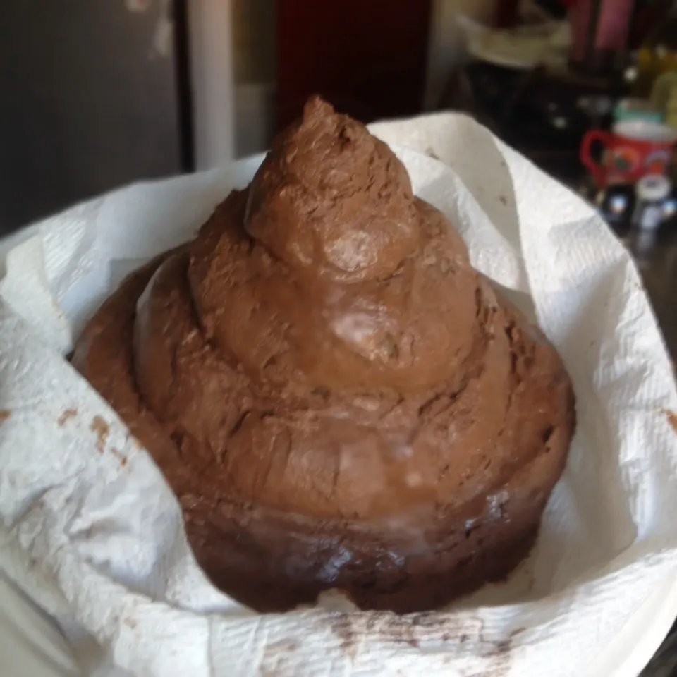 Poop cake💩 for my friend's birthday!|ayakin skywalkerさん