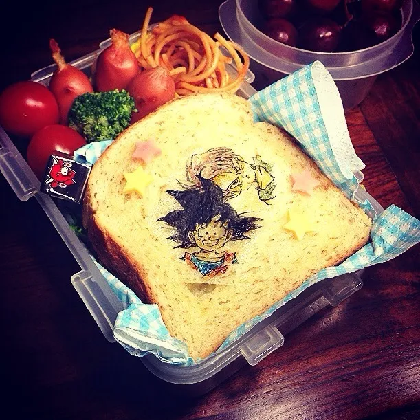 Goten & Trunks♥️Egg sandwiches Bento 悟天 & トランクス♥️卵サンド弁当|Yuka Nakataさん