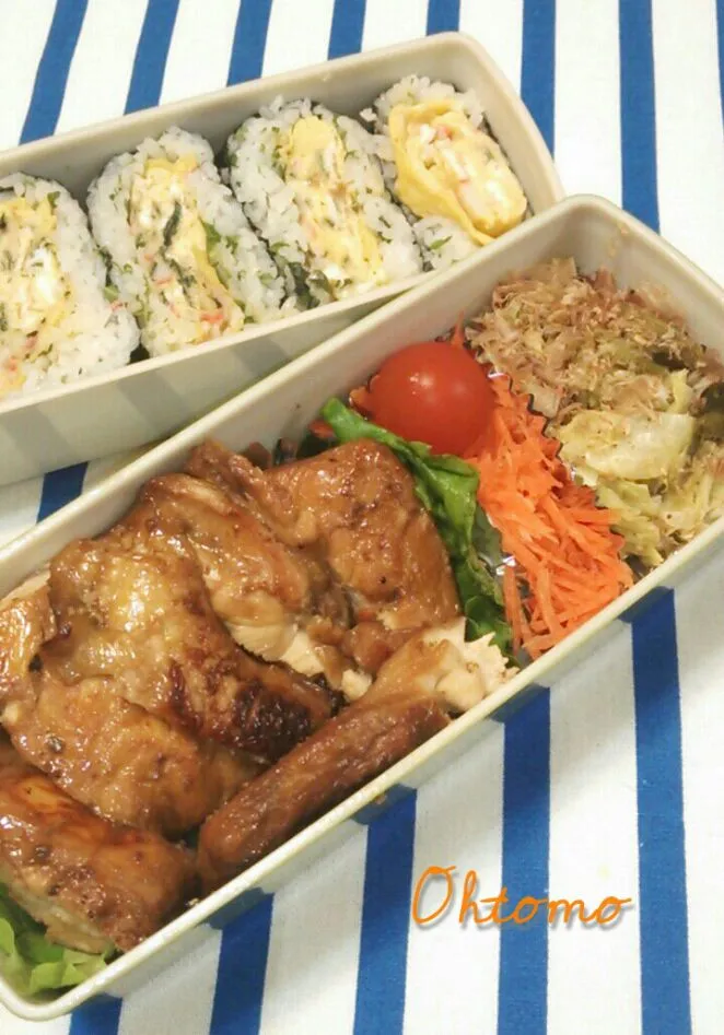 3/10 鶏の照り焼き弁当|オオトモさん