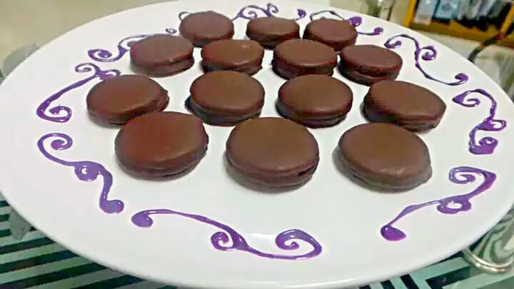 peanut butter cookies coated milk choc|김지희さん