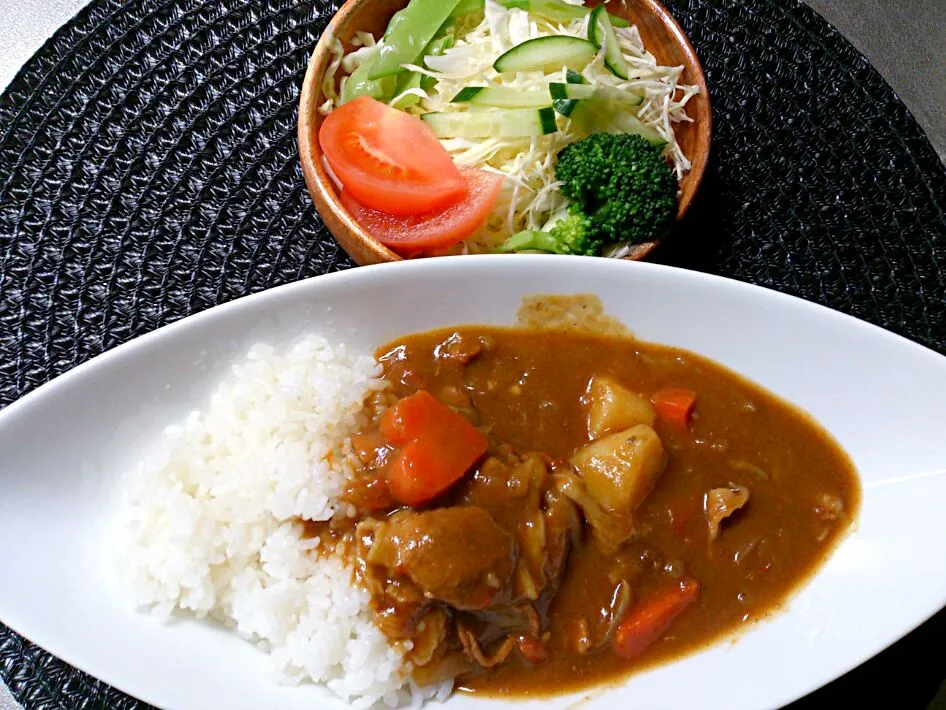 カレー　人参を♡に！繰り抜いた周りも無駄なく使ってます！|あこさん