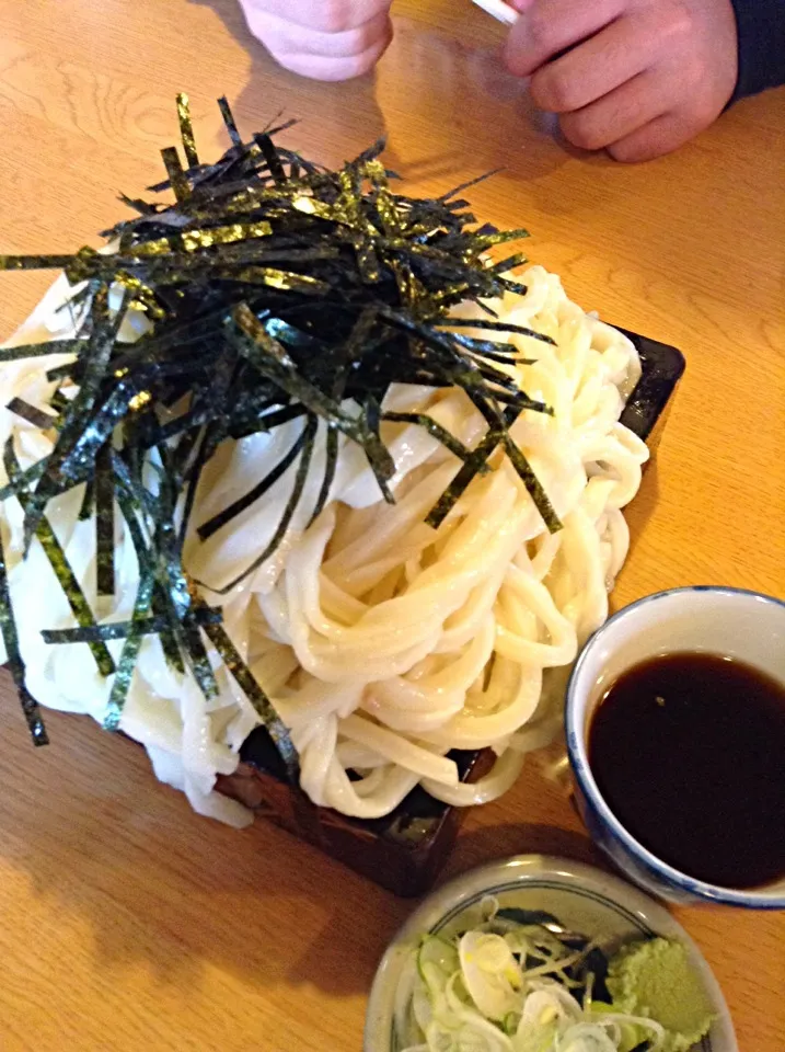 館林うどん その① ざるうどん大盛り|かずきっちんさん