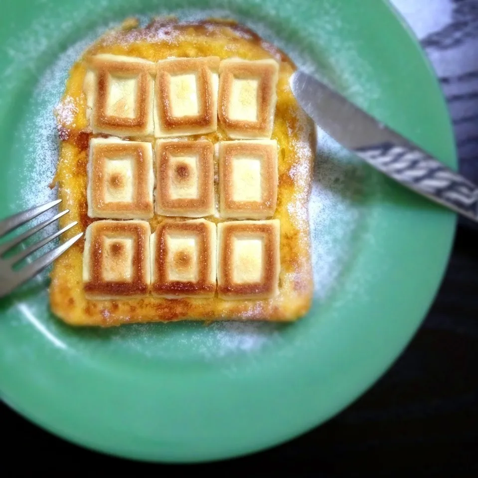 Snapdishの料理写真:French “white chocolate” toast。@さくちんさん|nori.co.jpさん