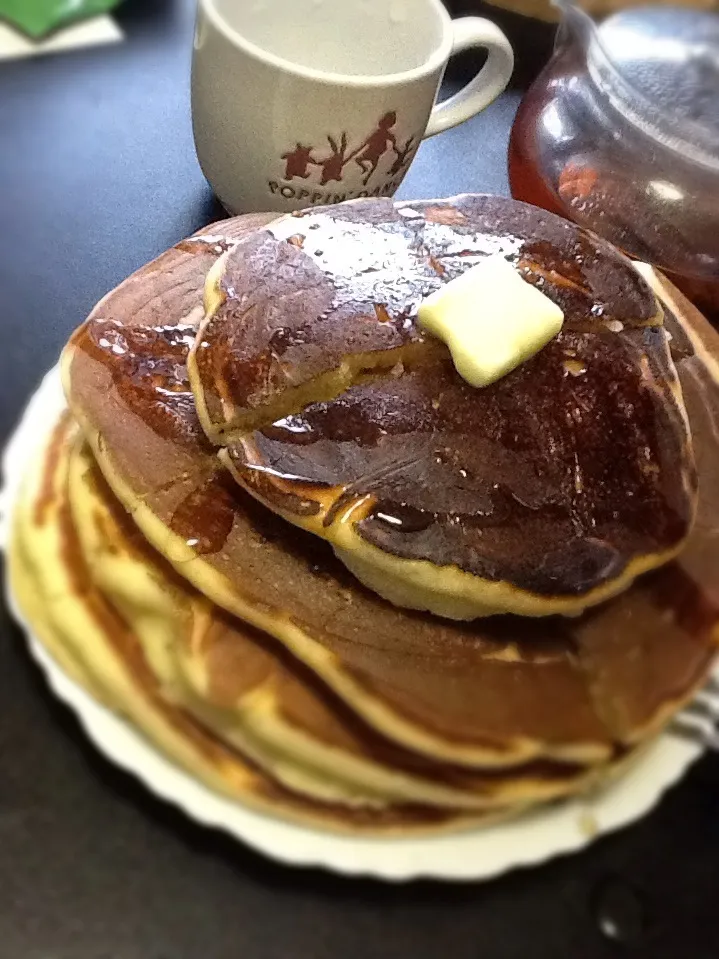 Snapdishの料理写真:ぷくぷくホットケーキ|Fuさん