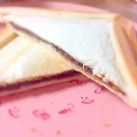 Snapdishの料理写真:ホットチョコサンド|あすかさん