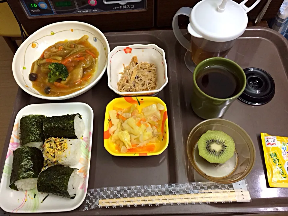 病院食 鶏肉のカレーあんかけ|ばーさんさん