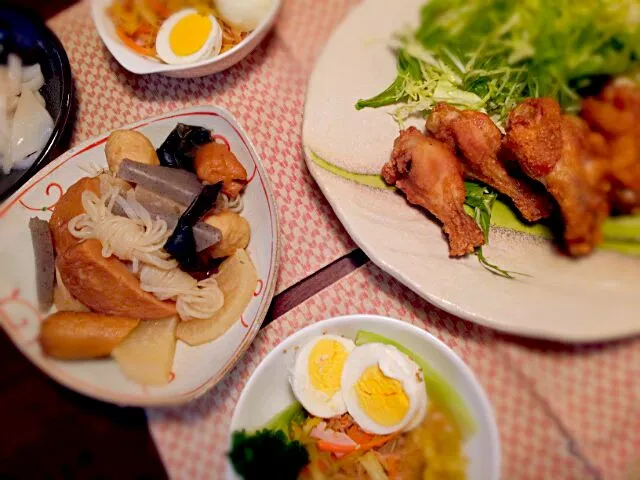 ☆手羽元の唐揚げ
☆煮物
☆春雨サラダ|りえぞ～さん