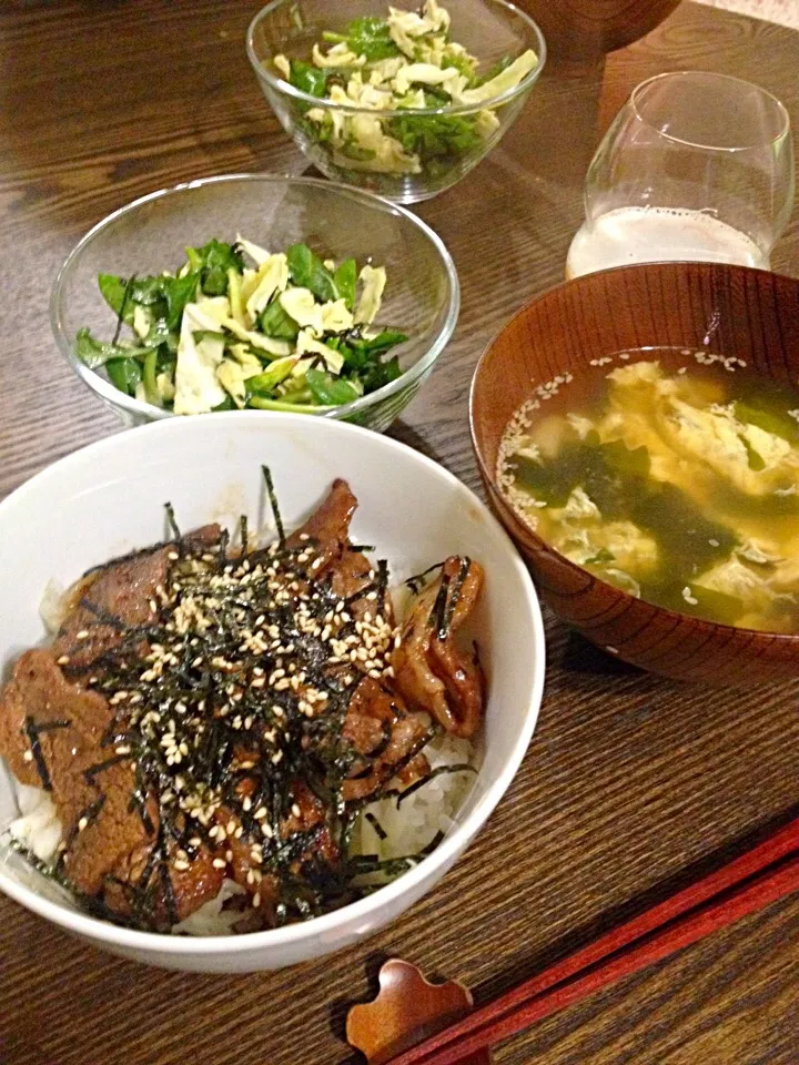 Snapdishの料理写真:焼肉丼|えさん