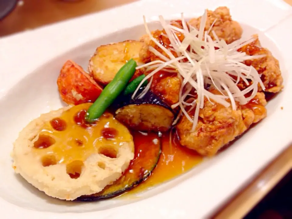 Snapdishの料理写真:Chicken Vegs. Sweet & Sour|Liezlさん