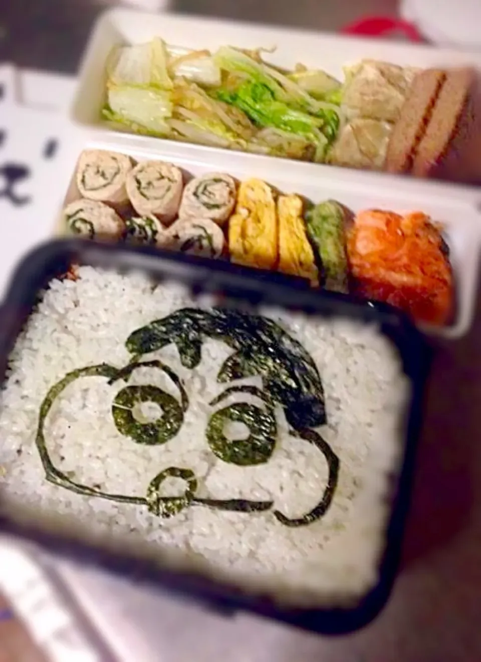 Snapdishの料理写真:♡大盛り弁当♡|ゆるたん。さん