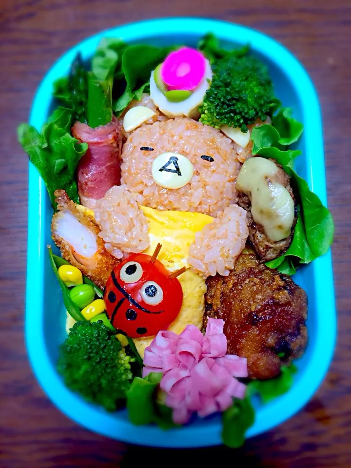 Snapdishの料理写真:リラックマ弁当♡|ハルハルさん