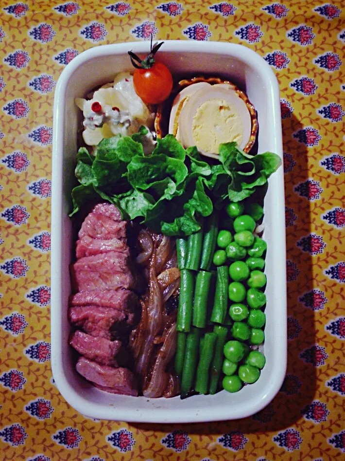 今日のお弁当(ローストビーフ弁当)|まいまいさん