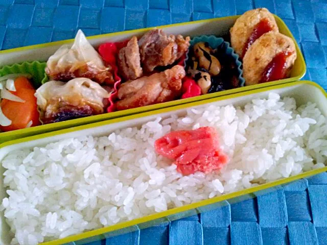 Snapdishの料理写真:2014.3.11
旦那お弁当(*^^*)|さやさん