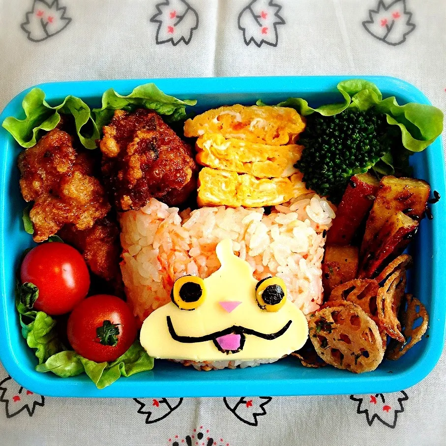 妖怪ウォッチのジバニャン弁当|natsu727さん