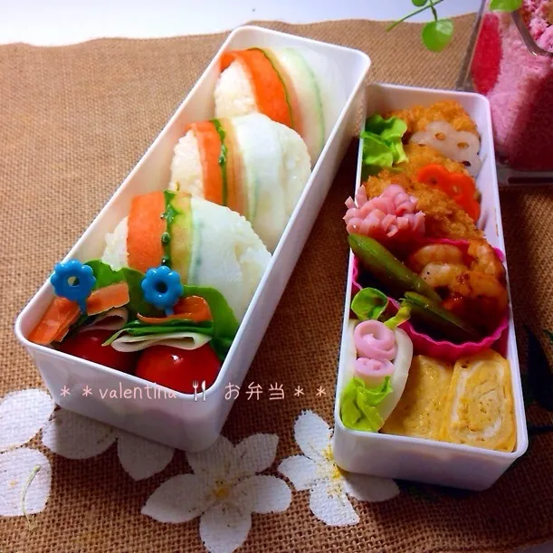 Snapdishの料理写真:3／11火曜日☆夫に作ったお弁当|mamiさん