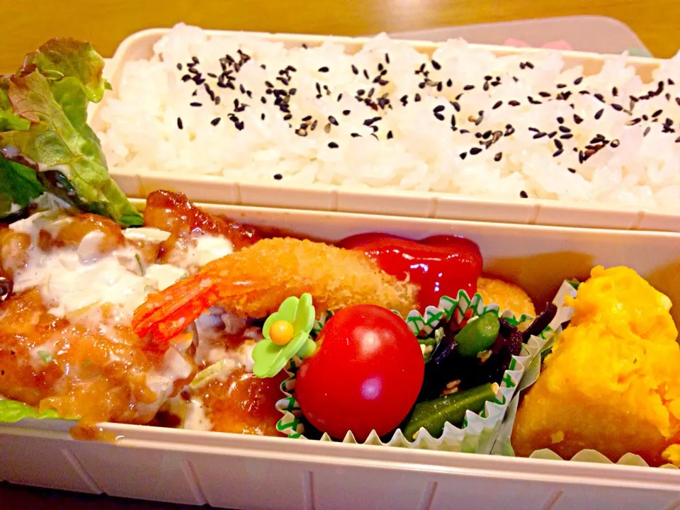 ダンナさまお弁当🍱🍱|かずみさん